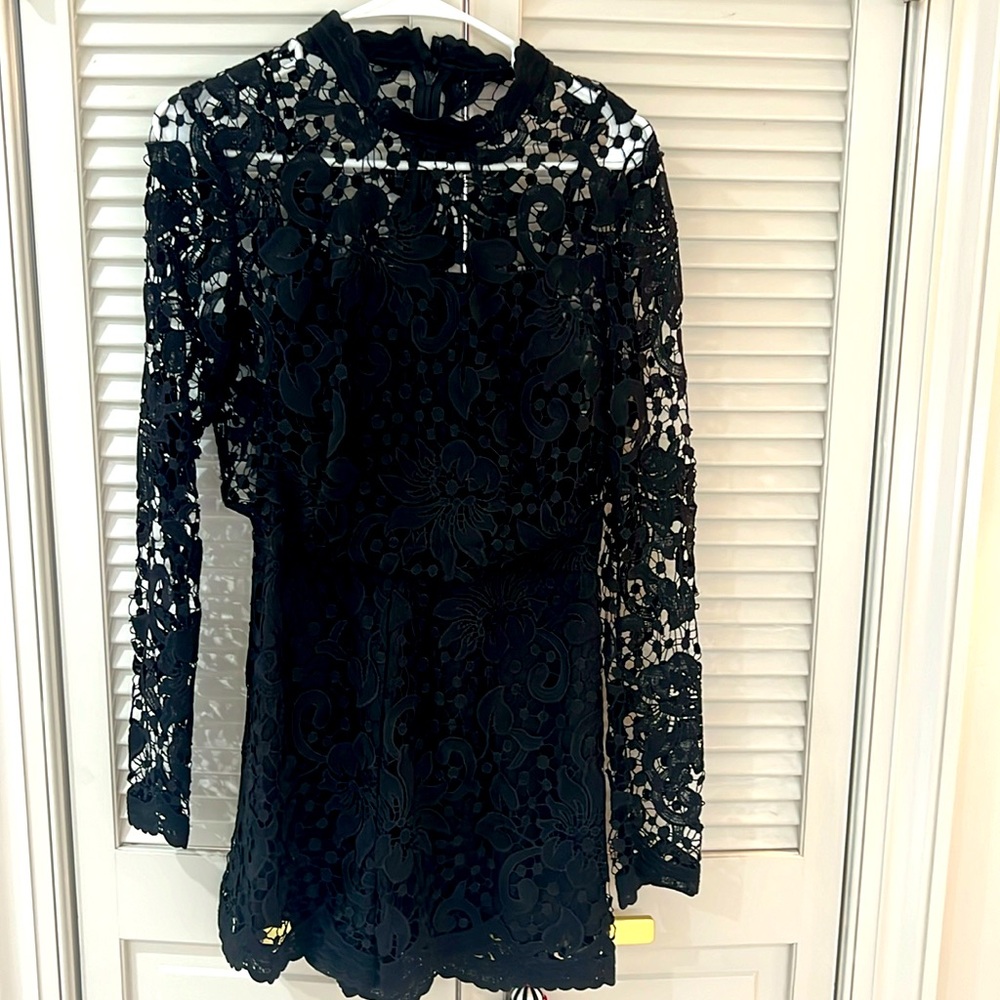 Super cute black romper!